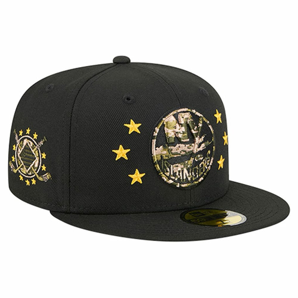 NHL New York Islanders New Era Military Appreciation Digital Camo Stars 59FIFTY Fitted Hat