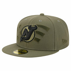 NHL New Jersey Devils New Era Military Appreciation Flag 59FIFTY Fitted Hat