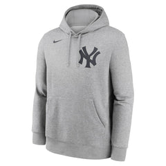 Heather Gray Anthony Volpe New York Yankees Nike Player Name & Number Club Fleece Pullover Hoodie