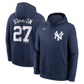 Navy Giancarlo Stanton New York Yankees Nike Player Name & Number Club Fleece Pullover Hoodie