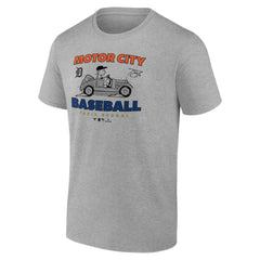 Heather Gray Tarik Skubal Detroit Tigers Motor City Baseball T-Shirt
