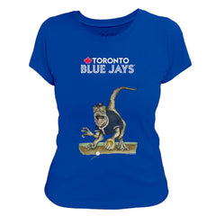 Royal Toronto Blue Jays Tiny Turnip Women's Velociraptor T-Shirt