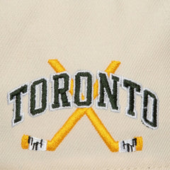 NHL Toronto Maple Leafs Mitchell & Ness x Just Don Wave Script Pro Strapback Hat