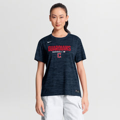 Navy Cleveland Guardians Nike Women's Authentic Collection Velocity Dri-FIT T-Shirt