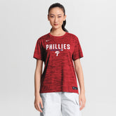 Red Philadelphia Phillies Nike Women's Authentic Collection Velocity Dri-FIT T-Shirt
