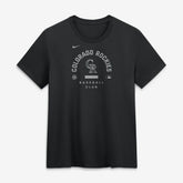 Black Colorado Rockies Nike Women's Authentic Collection Early Work Tri-Blend Dri-FIT T-Shirt