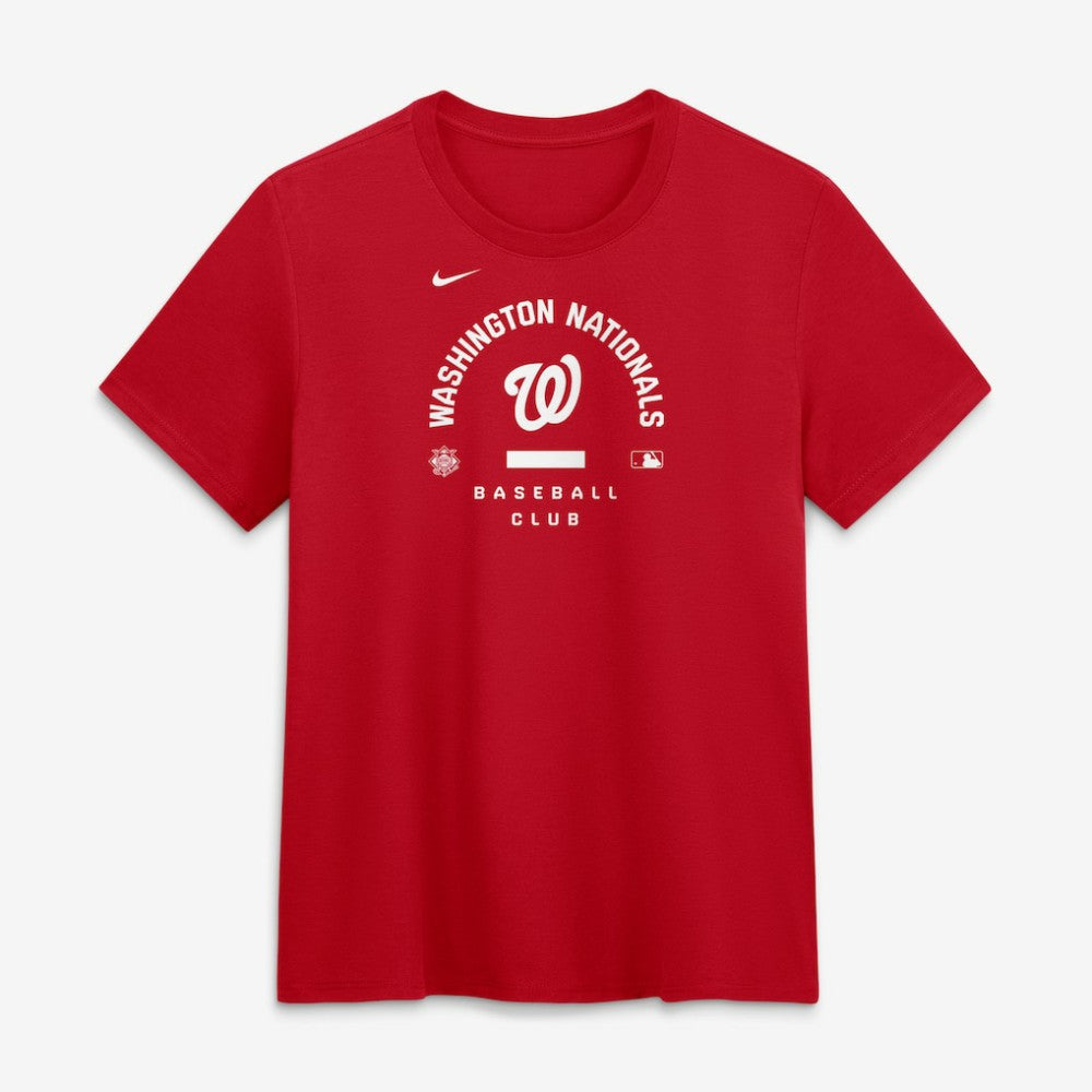 Red Washington Nationals Nike Women's Authentic Collection Early Work Tri-Blend Dri-FIT T-Shirt