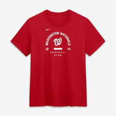 Red Washington Nationals Nike Women's Authentic Collection Early Work Tri-Blend Dri-FIT T-Shirt