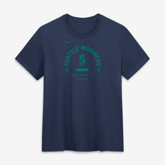 Navy Seattle Mariners Nike Women's Authentic Collection Early Work Tri-Blend Dri-FIT T-Shirt