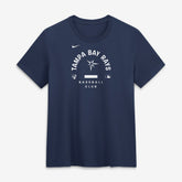 Navy Tampa Bay Rays Nike Women's Authentic Collection Early Work Tri-Blend Dri-FIT T-Shirt