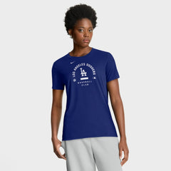 Royal Los Angeles Dodgers Nike Women's Authentic Collection Early Work Tri-Blend Dri-FIT T-Shirt