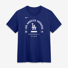 Royal Los Angeles Dodgers Nike Women's Authentic Collection Early Work Tri-Blend Dri-FIT T-Shirt