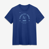 Royal Kansas City Royals Nike Women's Authentic Collection Early Work Tri-Blend Dri-FIT T-Shirt