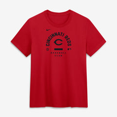 Red Cincinnati Reds Nike Women's Authentic Collection Early Work Tri-Blend Dri-FIT T-Shirt