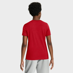 Red Cincinnati Reds Nike Women's Authentic Collection Early Work Tri-Blend Dri-FIT T-Shirt