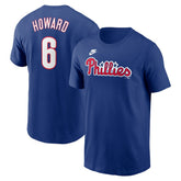 Royal Ryan Howard Philadelphia Phillies Nike Fuse Name & Number T-Shirt