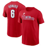 Red Ryan Howard Philadelphia Phillies Nike Fuse Name & Number T-Shirt