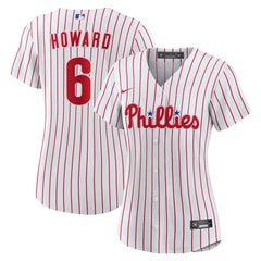 White Ryan Howard Philadelphia Phillies Nike Women's Replica Jersey