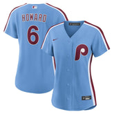 Light Blue Ryan Howard Philadelphia Phillies Nike Women's Replica Jersey