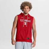 Red Philadelphia Phillies Nike Authentic Collection Standard Issue Dri-FIT Sleeveless Hoodie