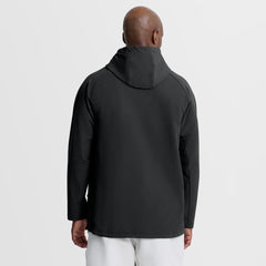 Black Miami Marlins Nike Authentic Collection Raglan Therma-FIT Full-Zip Hooded Jacket