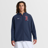 Navy Boston Red Sox Nike Authentic Collection Raglan Therma-FIT Full-Zip Hooded Jacket