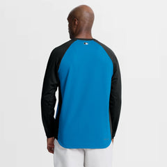 Blue Miami Marlins Nike Authentic Collection Raglan Dri-FIT Sweatshirt