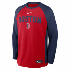 Red Boston Red Sox Nike Authentic Collection Raglan Dri-FIT Sweatshirt