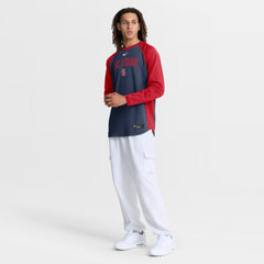 Navy St. Louis Cardinals Nike Authentic Collection Raglan Dri-FIT Sweatshirt
