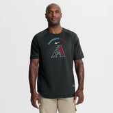 Black Arizona Diamondbacks Nike Authentic Collection Batting Practice Pre-Game Raglan Dri-FIT Top