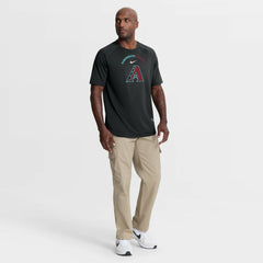 Black Arizona Diamondbacks Nike Authentic Collection Batting Practice Pre-Game Raglan Dri-FIT Top