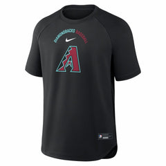 Black Arizona Diamondbacks Nike Authentic Collection Batting Practice Pre-Game Raglan Dri-FIT Top