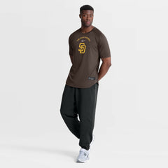 Brown San Diego Padres Nike Authentic Collection Batting Practice Pre-Game Raglan Dri-FIT Top