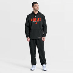 Black Baltimore Orioles Nike Authentic Collection Therma-FIT Hoodie