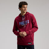 Burgundy Philadelphia Phillies Nike Authentic Collection Therma-FIT Hoodie