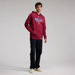 Burgundy Philadelphia Phillies Nike Authentic Collection Therma-FIT Hoodie