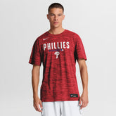 Red Philadelphia Phillies Nike Authentic Collection Velocity Dri-FIT T-Shirt
