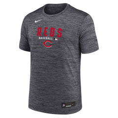 Black Cincinnati Reds Nike Authentic Collection Velocity Dri-FIT T-Shirt