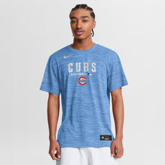 Light Blue Chicago Cubs Nike Authentic Collection Velocity Dri-FIT T-Shirt