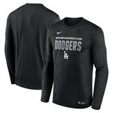 Black Los Angeles Dodgers Nike Authentic Collection Legend Dri-FIT Long Sleeve T-Shirt