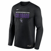 Black Colorado Rockies Nike Authentic Collection Legend Dri-FIT Long Sleeve T-Shirt