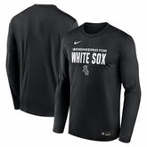 Black Chicago White Sox Nike Authentic Collection Legend Dri-FIT Long Sleeve T-Shirt