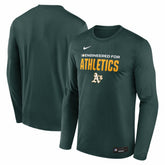 Green Athletics Nike Authentic Collection Legend Dri-FIT Long Sleeve T-Shirt