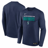Navy Seattle Mariners Nike Authentic Collection Legend Dri-FIT Long Sleeve T-Shirt
