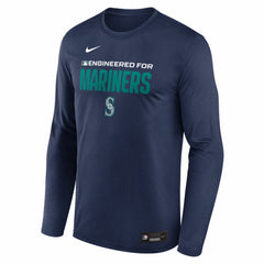 Navy Seattle Mariners Nike Authentic Collection Legend Dri-FIT Long Sleeve T-Shirt