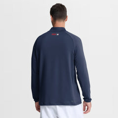 Navy Boston Red Sox Nike Authentic Collection Dri-FIT Raglan Half-Zip Pullover