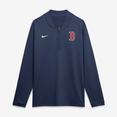 Navy Boston Red Sox Nike Authentic Collection Dri-FIT Raglan Half-Zip Pullover