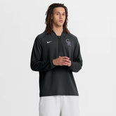 Black Colorado Rockies Nike Authentic Collection Dri-FIT Raglan Half-Zip Pullover