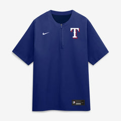 Royal Texas Rangers Nike Authentic Collection Dri-FIT Quarter-Zip Windshirt