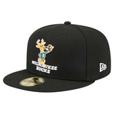 New Era Milwaukee Bucks Core Logo 59FIFTY Fitted Hat
